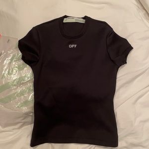 OFF-WHITE AUTHENTIC BLACK TSHIRT